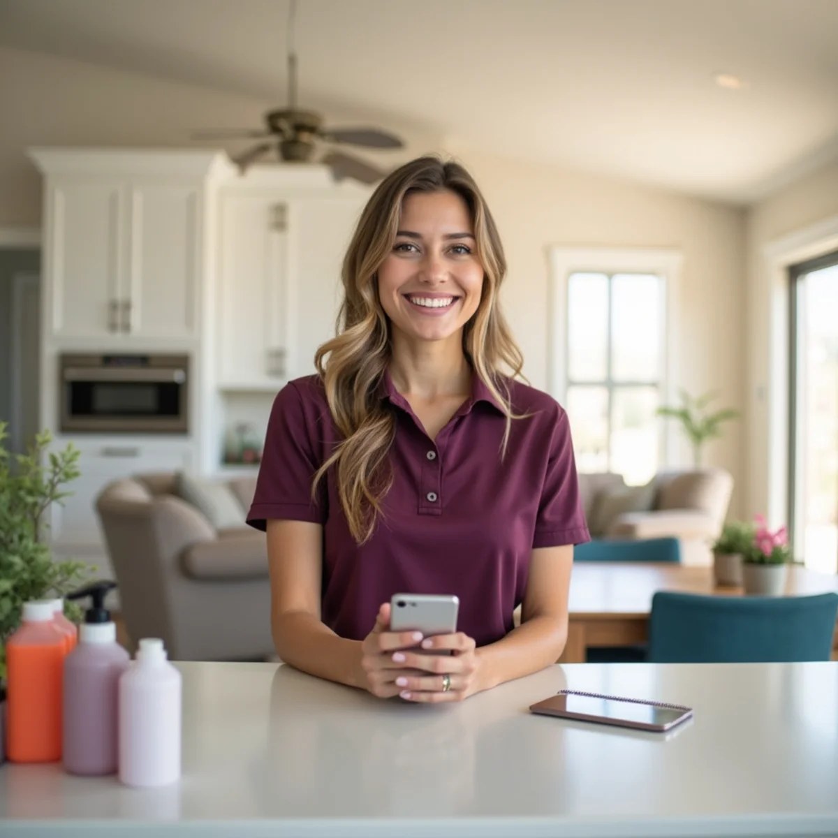 A bright, tidy Idaho home ready for a house cleaning quote
